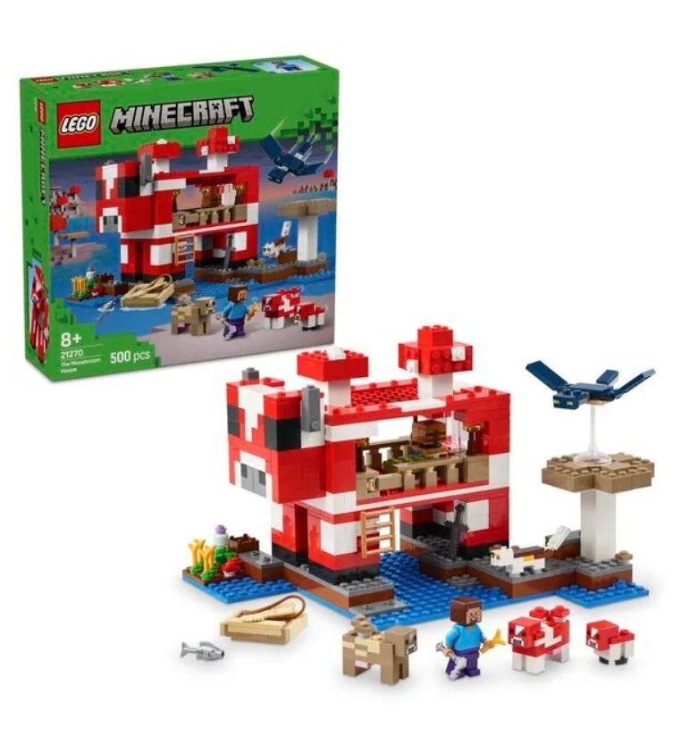 LEGO Minecraft het Mooshroom huis 21270