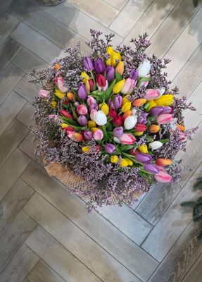 Bouquet 100 Tulipani Mix