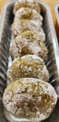 French Pistachios&amp; Almond marzipan cookie- 6 count