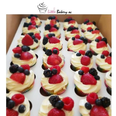 Berry Vanilla Bliss Cupcakes - Dozen