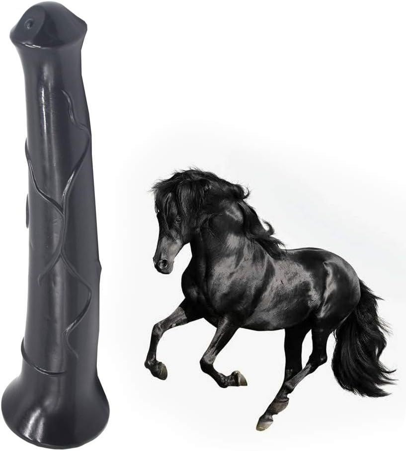 Black Horse Cock 16 inch