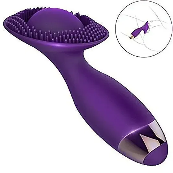 SUCKING Vibrating Tongue 30 Speeds Electric Wand Massager