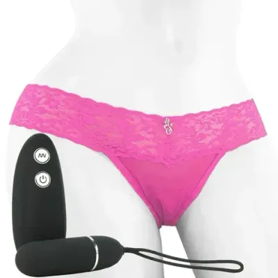 Wireless Remote Vibrating Pink Panties