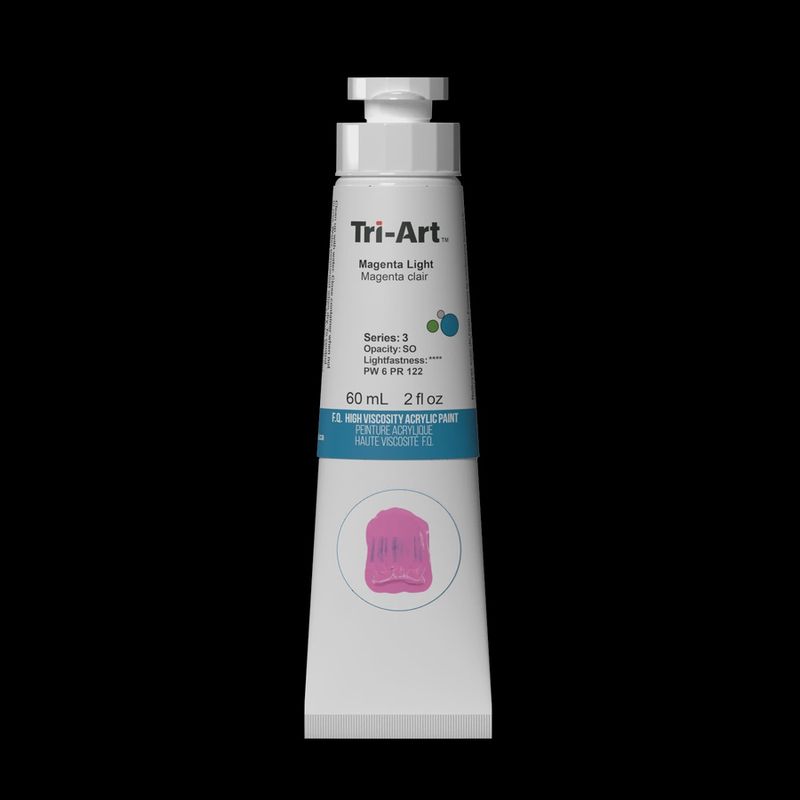 Tri-Art High Viscosity Acrylic Magenta Light 60ml