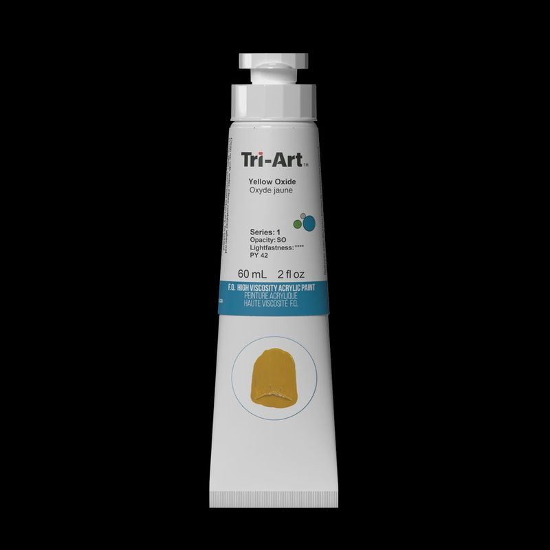 Tri-Art High Viscosity Acrylic Yellow Oxide 60ml