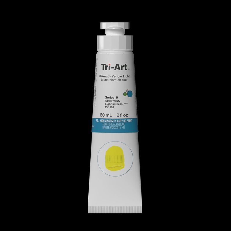 Tri-Art High Viscosity Acrylic Bismuth Yellow Light 60ml