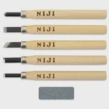 Yasutomo Wood Carving Set 5pc