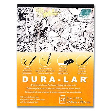 Duralar Matt Pad 9x12 .005 25SH