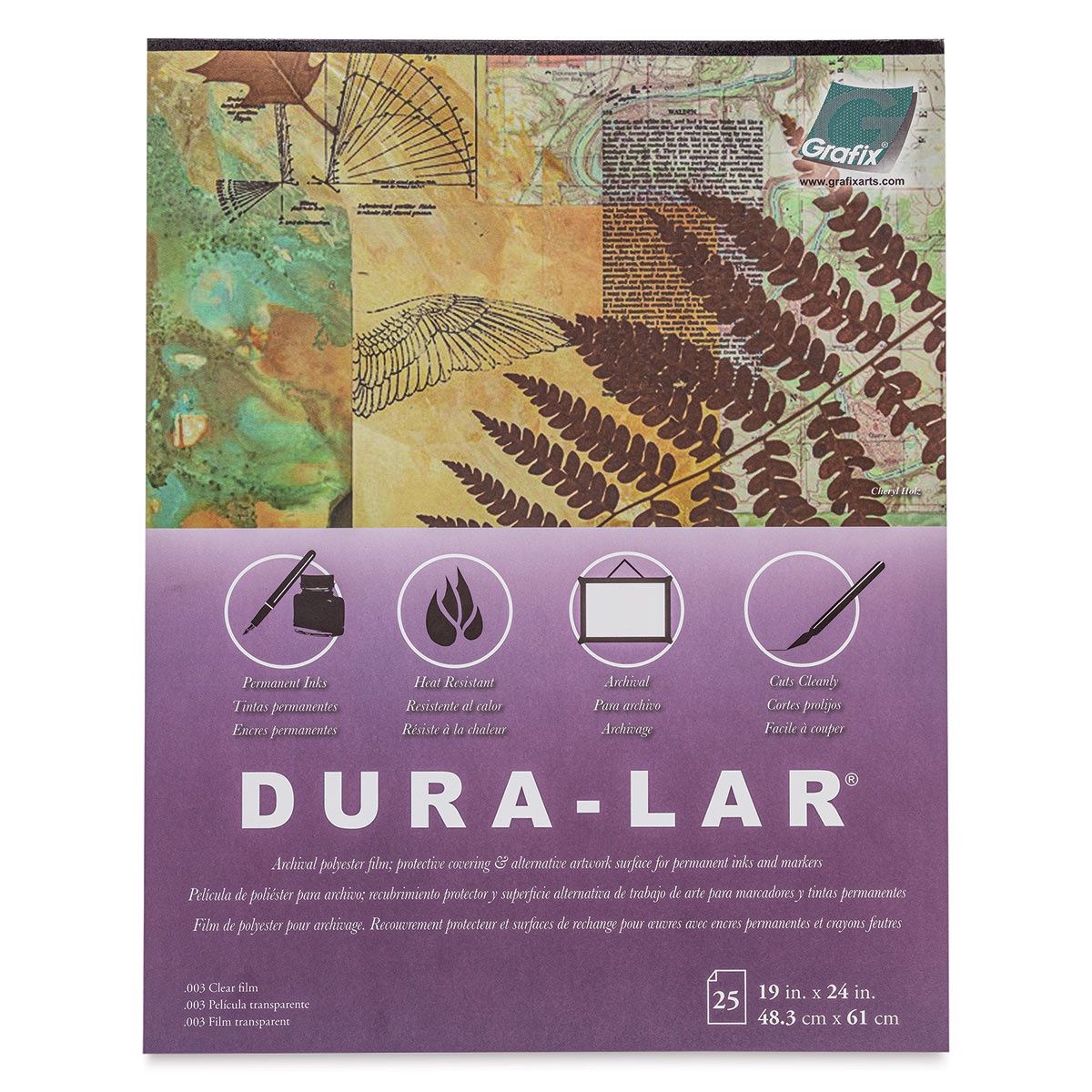 Duralar Clear Pad 11x14 .003 25SH