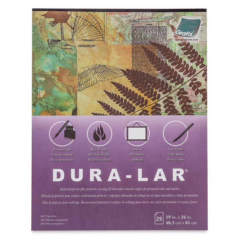 Duralar Clear Pad 11x14 .003 25SH