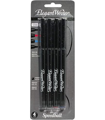 Speedball Permanent Elegant Writer Set 4pc