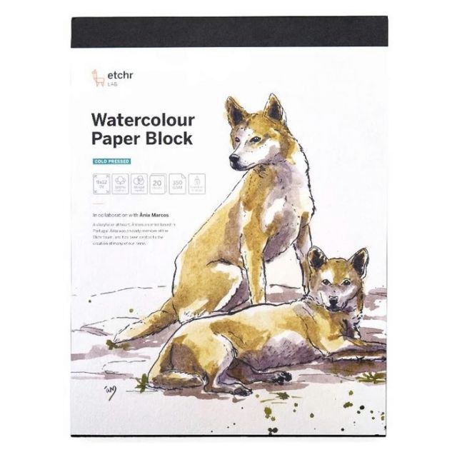 Etchr Fox Cold Pressed Pad 9x12