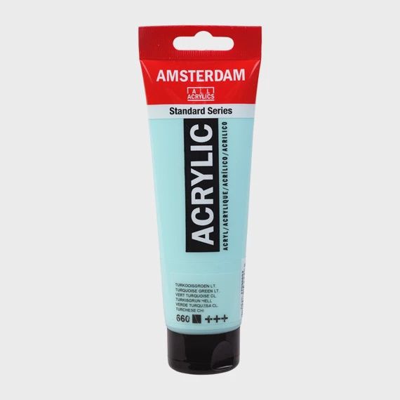 AM Acrylic 120ml Turquoise Grn Lt 660