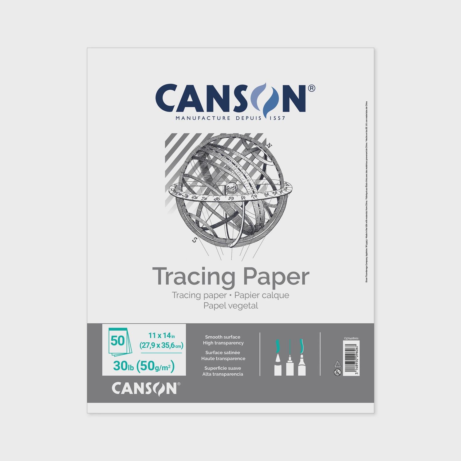 Canson Tracing Paper 11x14 50SH