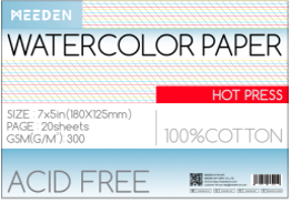 Meeden WC Paper Pad 5x7 HP 20SH