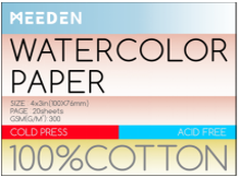Meeden 4x3 Mini WC Paper Pad
