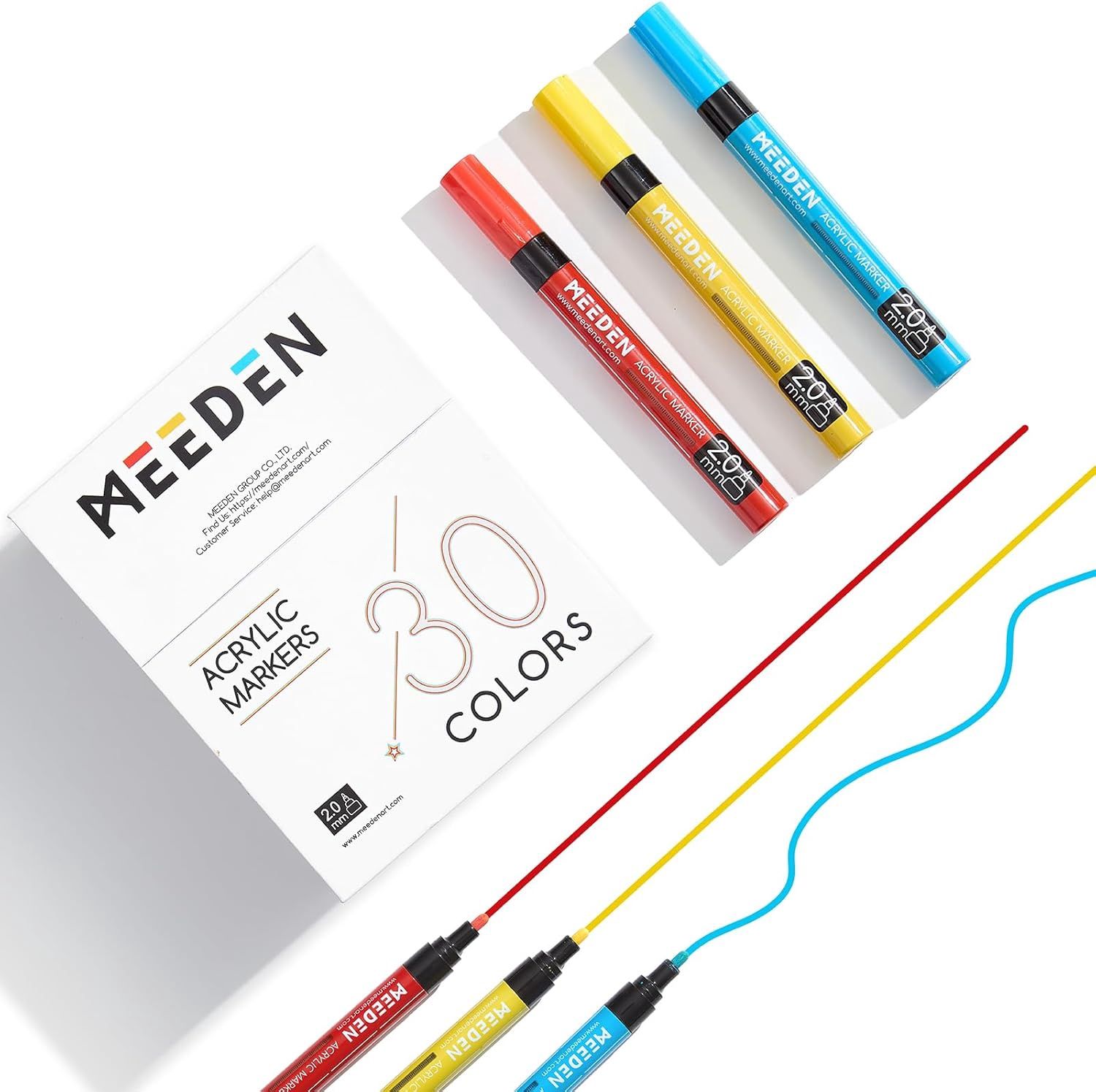 Meeden Acrylic Paint Marker Set 30pc