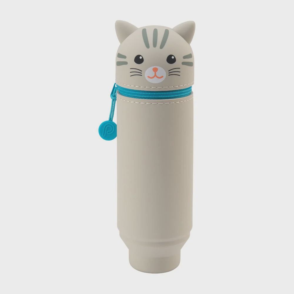 Punilabo Pen Case Grey Cat