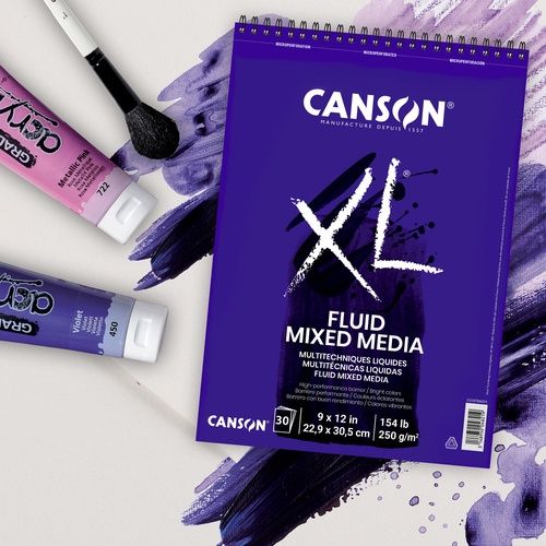 Canson XL Fluid Mixed Media 9x12