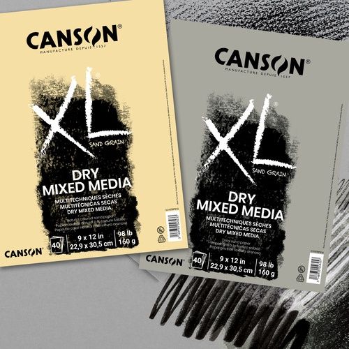 Canson XL Sand Gray 9x12 Pad