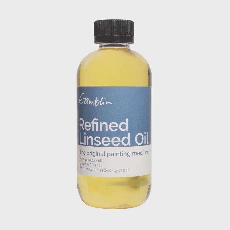 Gamblin Refined Linseed Oil 8.5 oz