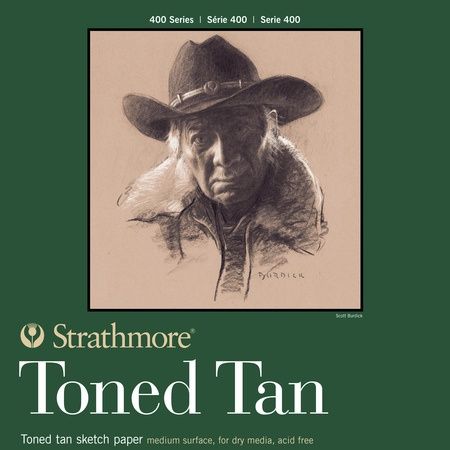 Strathmore 400 Tan Sketch Pad 18x24