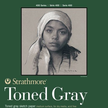 Strathmore 400 Toned Pad 9x12 Grey