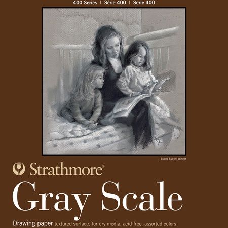 Strathmore 400 Greyscale Pad 9x12