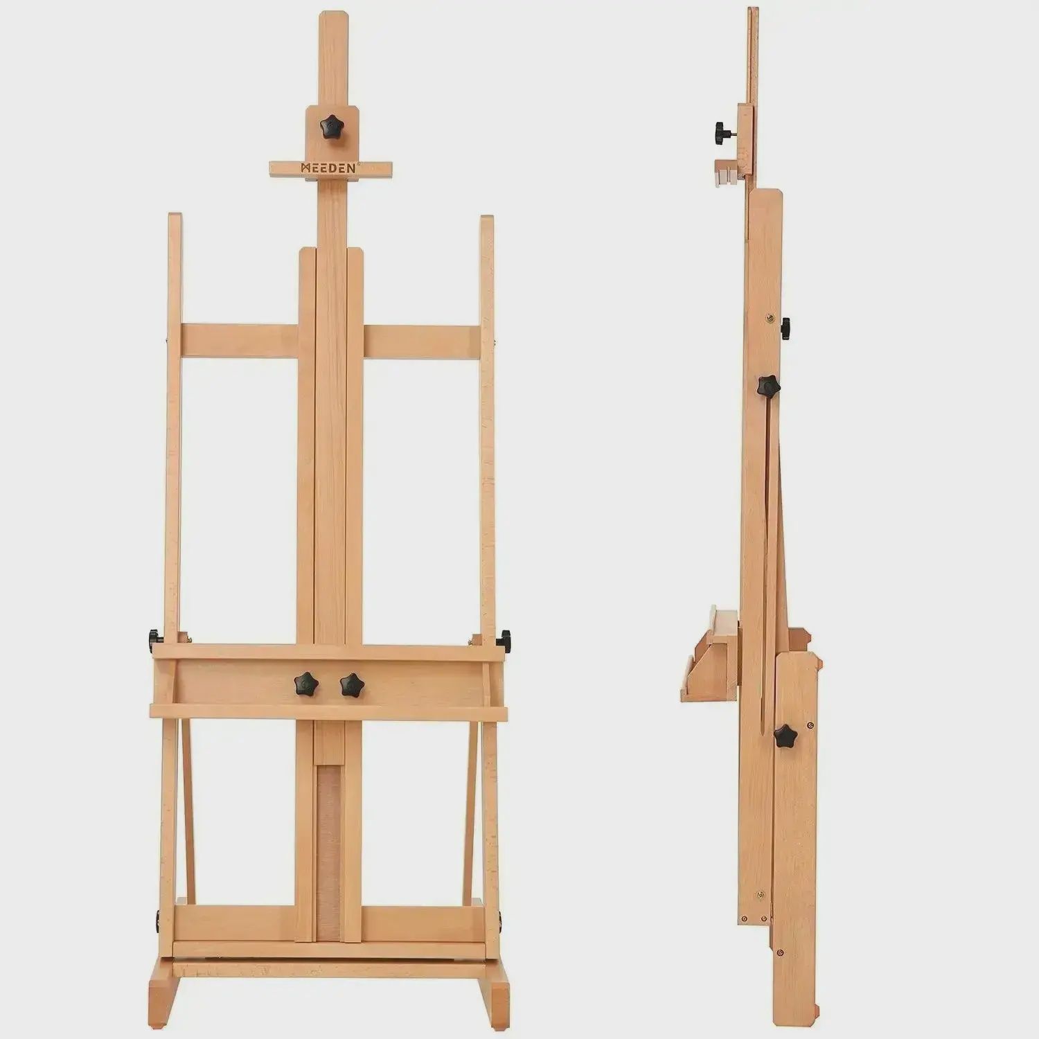 Large Studio H-Frame Easel Natural