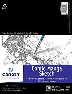 Canson Comic Manga Sketch Pad 8.5x11