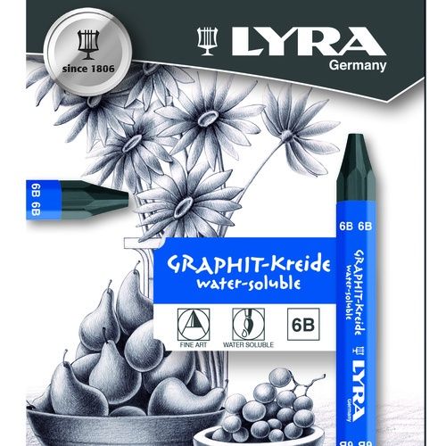 Lyra Graphite Water Sol Crayon 6B