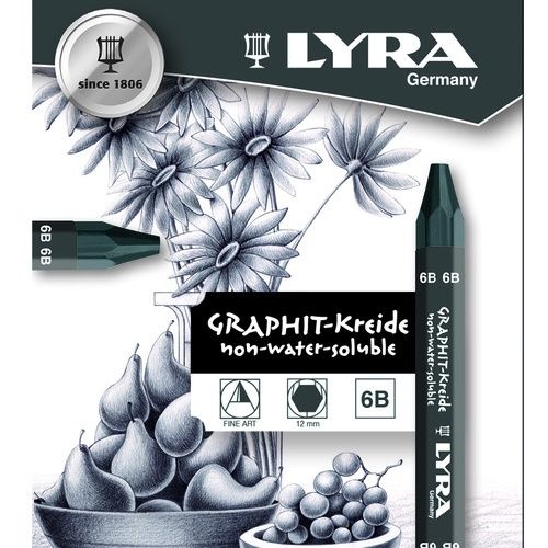 Lyra Graphite Crayon 6B
