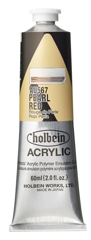 Holbein Heavy Body Acrylic Pearl Red 60ml