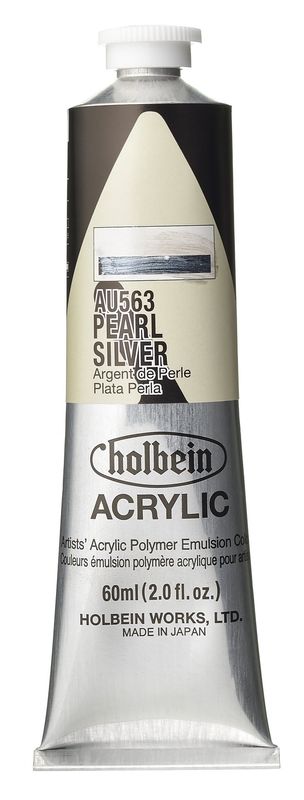 Holbein Heavy Body Acrylic Pearl Silver 60ml