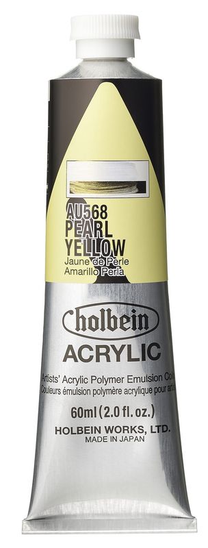 Holbein Heavy Body Acrylic Pearl Yellow 60ml