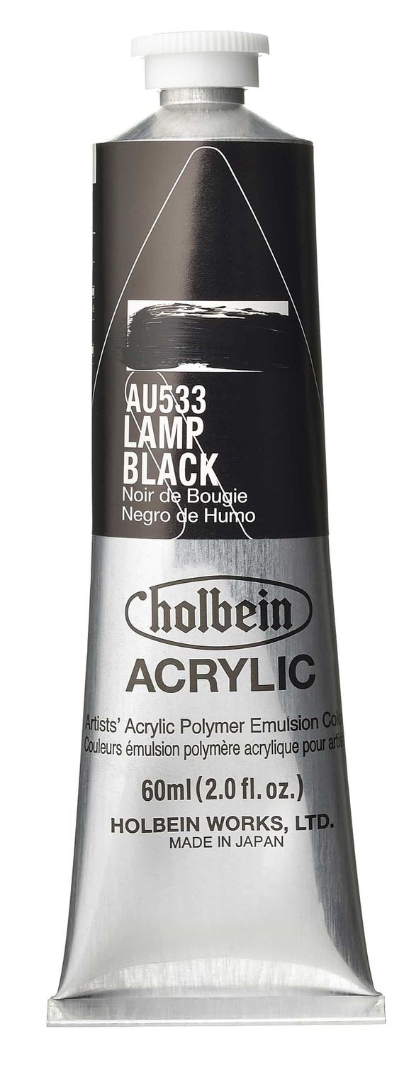 Holbein HB SA Lamp Black 60ml
