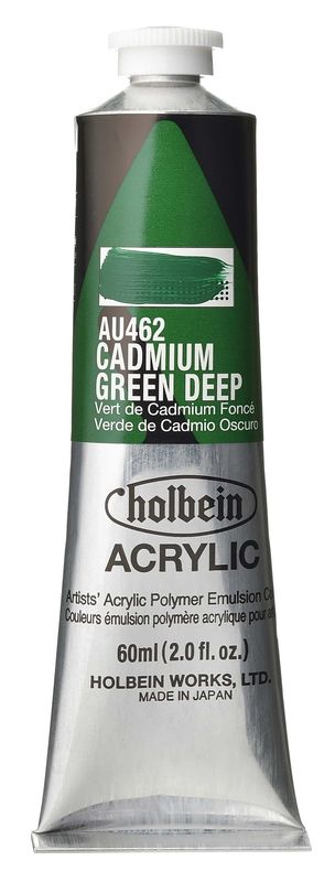 Holbein Heavy Body Acrylic Cadmium Green Deep 60ml