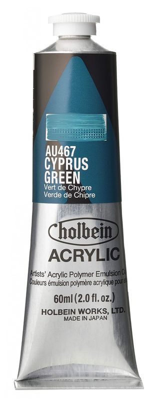 Holbein Heavy Body Acrylic Cyprus Green 60ml
