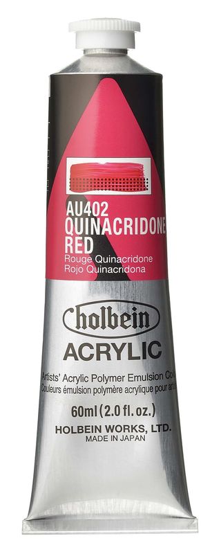 Holbein Heavy Body Acrylic Quinacridone Red 60ml
