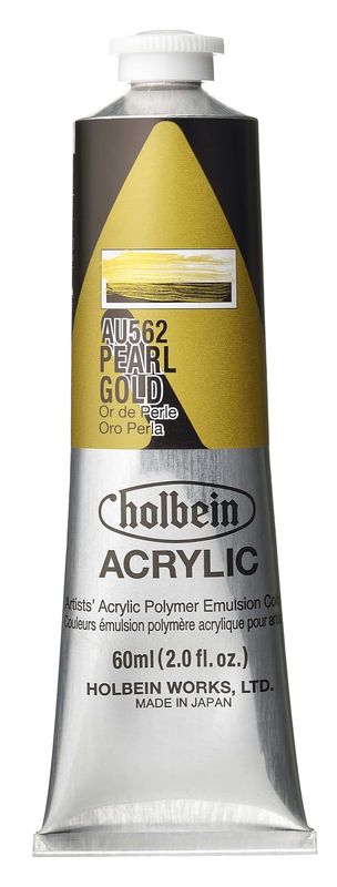 Holbein Heavy Body Acrylic Pearl Gold 60ml