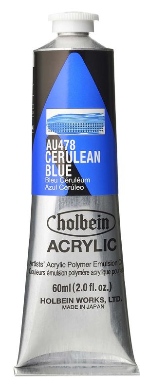 Holbein Heavy Body Acrylic Cerulean Blue 60ml