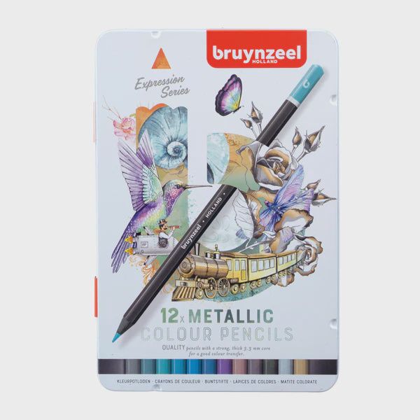Bruynzeel  Metallic Color Pencil Set 12pc