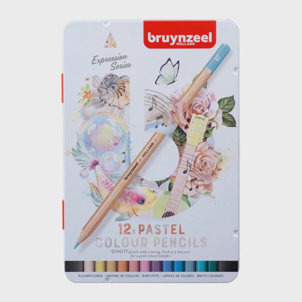 Bruynzeel Pastel Color Pencil Set 12pc
