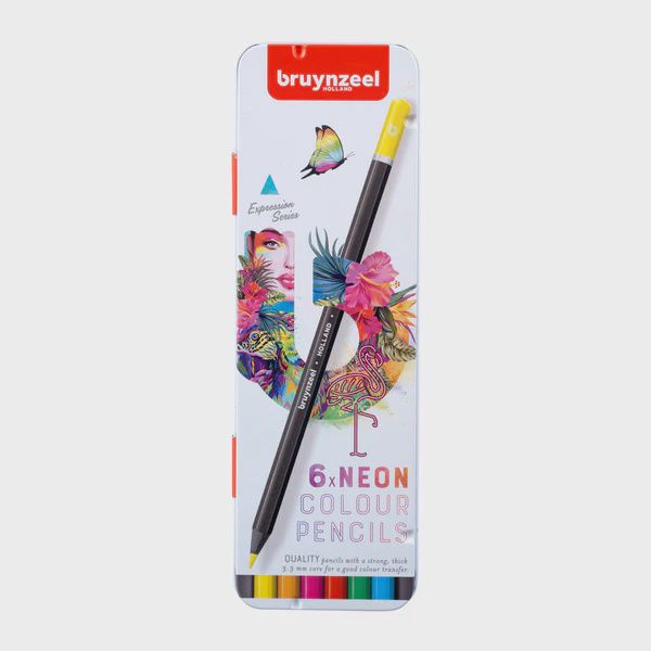 Bruynzeel Neon Color Pencil Set 6pc