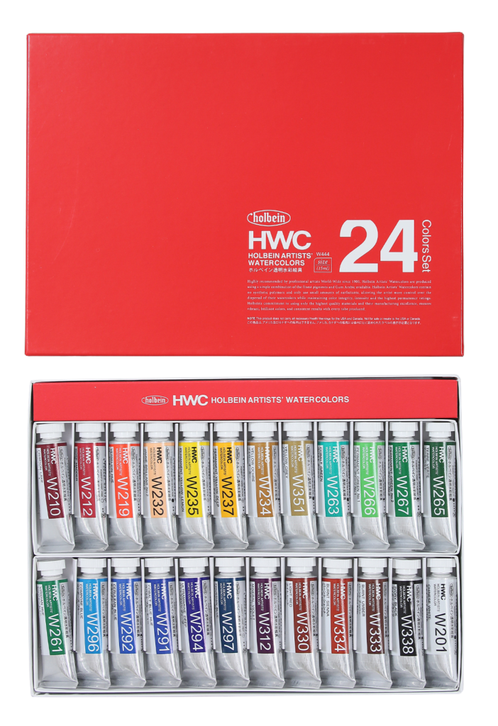 Holbein W/C Set 24 pc 5ml