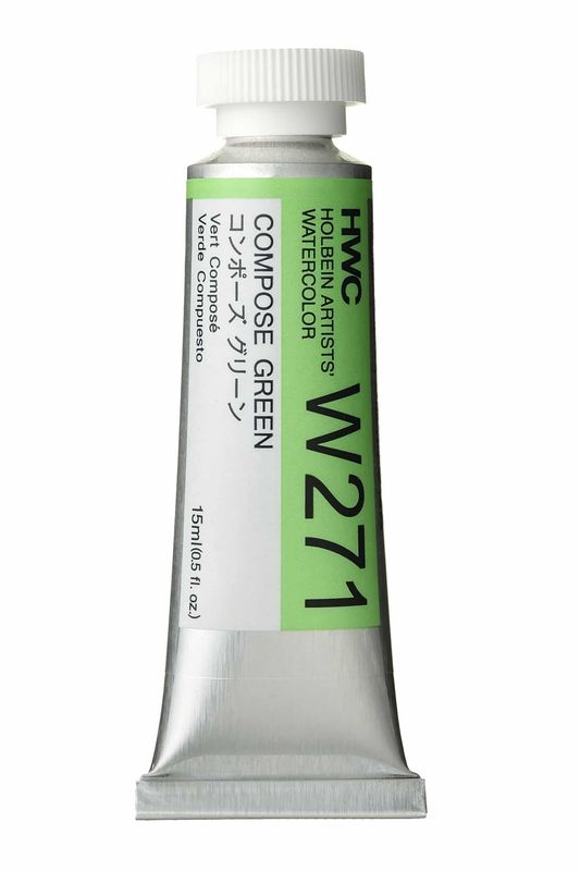Holbein WC Compose Green#1 SA 15ml