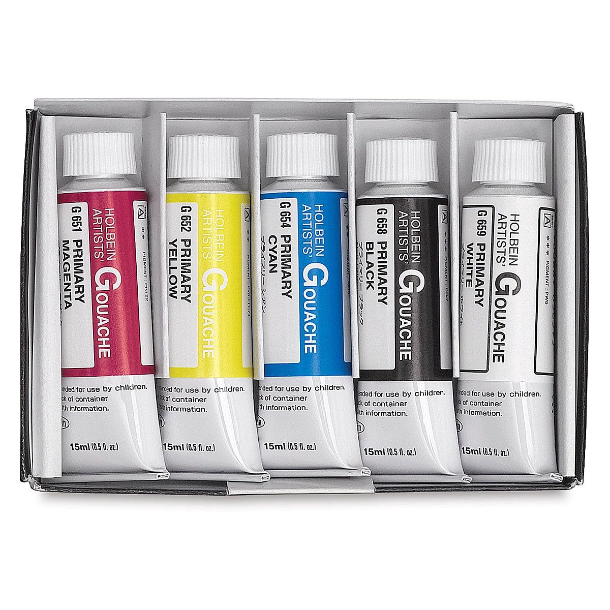 Holbein Gouache Primary 5 pc Set
