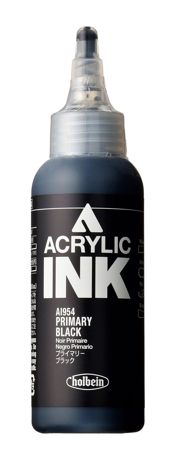 Holbein Acr Ink SB 100ml Pr Black