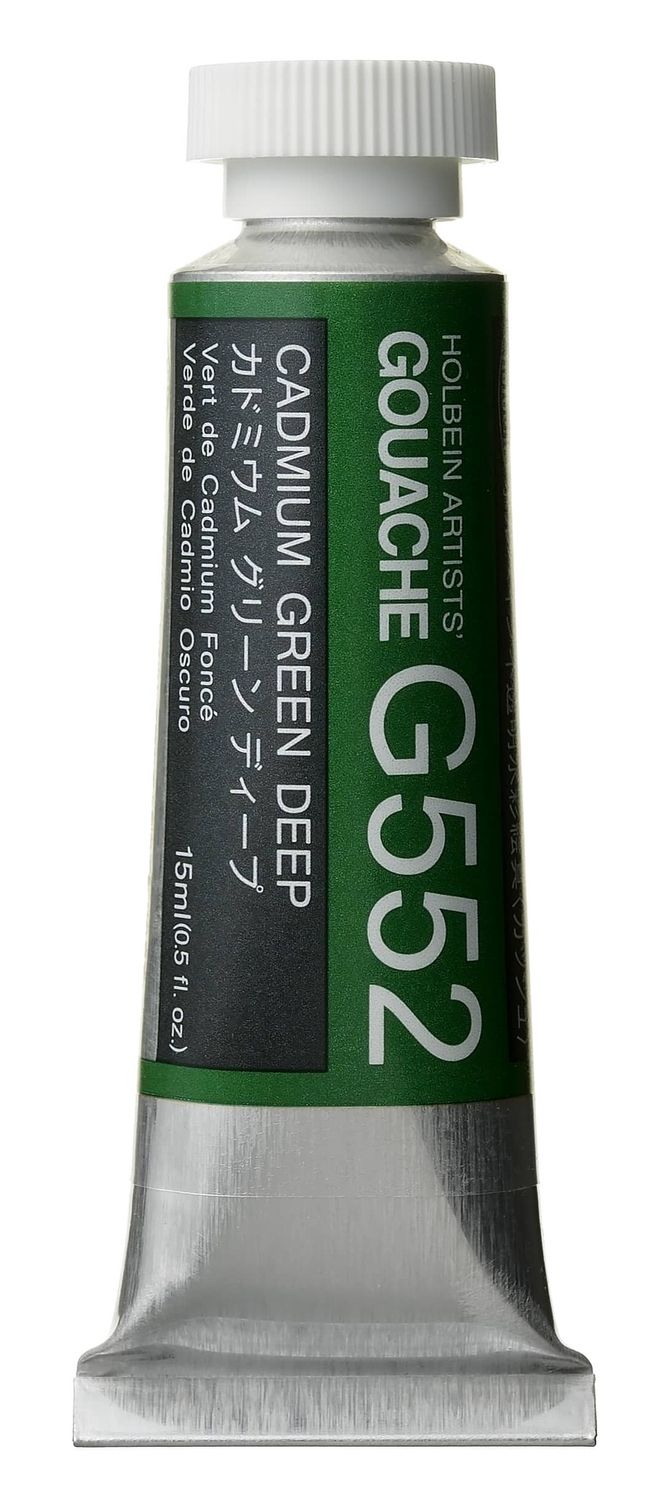 Holbein Gouache Cad Grn Dp SD 15ml