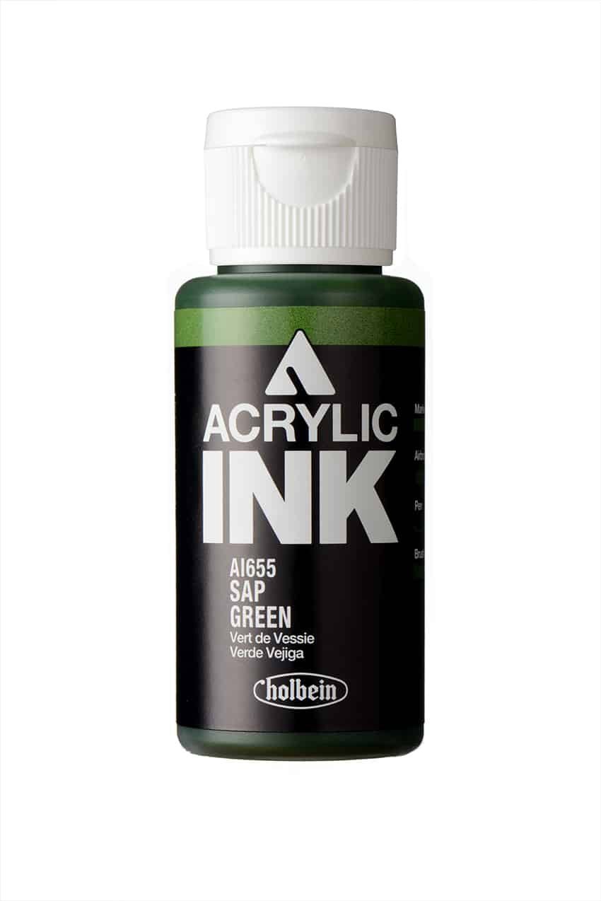Holbein Acr Ink SC 30 ml Sap Grn